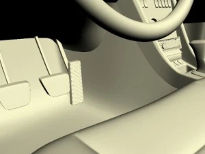 mercedes 126 sec amg widebody 3D Model