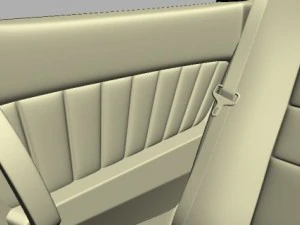 mercedes 126 sec amg widebody 3D Model