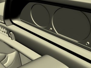 mercedes 126 sec amg widebody Modelo 3D