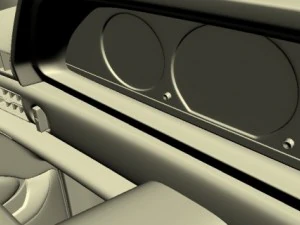 mercedes 126 sec amg widebody 3D Model