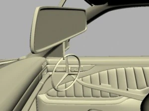 mercedes 126 sec amg widebody 3D Model