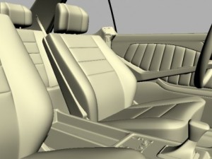 mercedes 126 sec amg widebody Modelo 3D