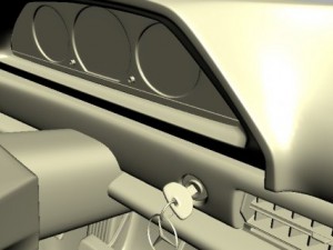 mercedes 126 sec amg widebody Modelo 3D