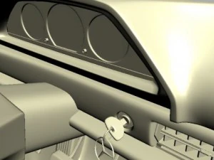 mercedes 126 sec amg widebody 3D Model