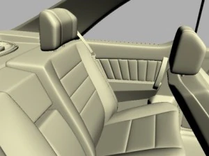 mercedes 126 sec amg widebody 3D Model