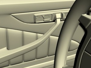 mercedes 126 sec amg widebody Modelo 3D
