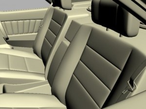 mercedes 126 sec amg widebody Modelo 3D