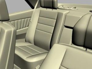 mercedes 126 sec amg widebody 3D Model