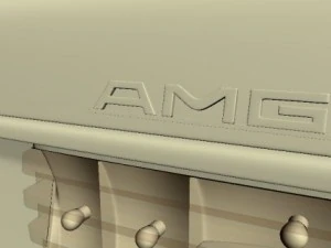 mercedes 126 sec amg widebody 3D Model