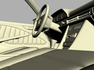 mercedes 126 sec amg widebody 3D Model