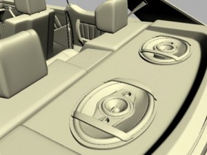 mercedes 126 sec amg widebody Modelo 3D