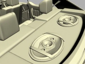 mercedes 126 sec amg widebody 3D Model
