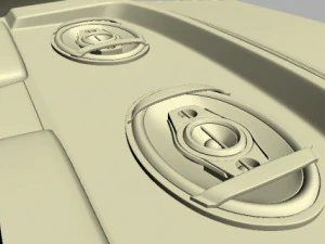 mercedes 126 sec amg widebody 3D Model