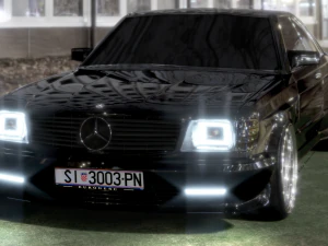 梅赛德斯 126 秒 amg 宽体 3D 模型