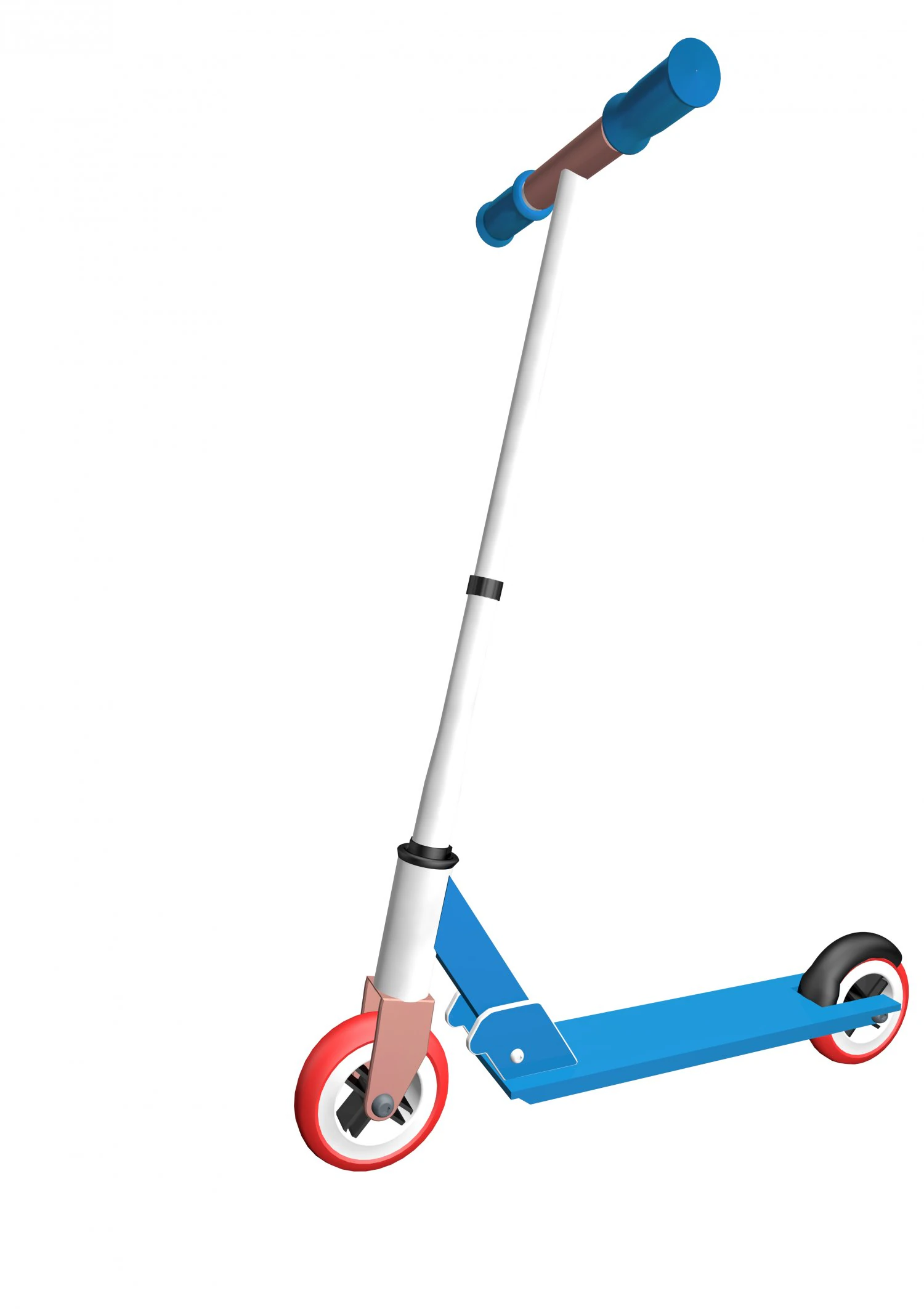 скутер 3D Модель .c4d .max .obj .3ds .fbx .stl .blend 