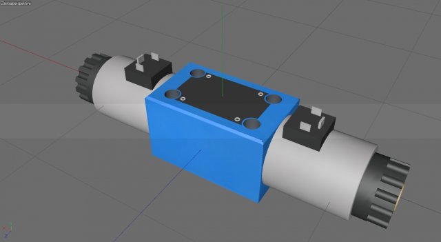 hydraulics valve Modello 3D .c4d .max .obj .3ds .fbx .stl .blend 