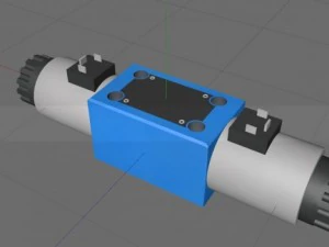 vanne hydraulique Modèle 3D