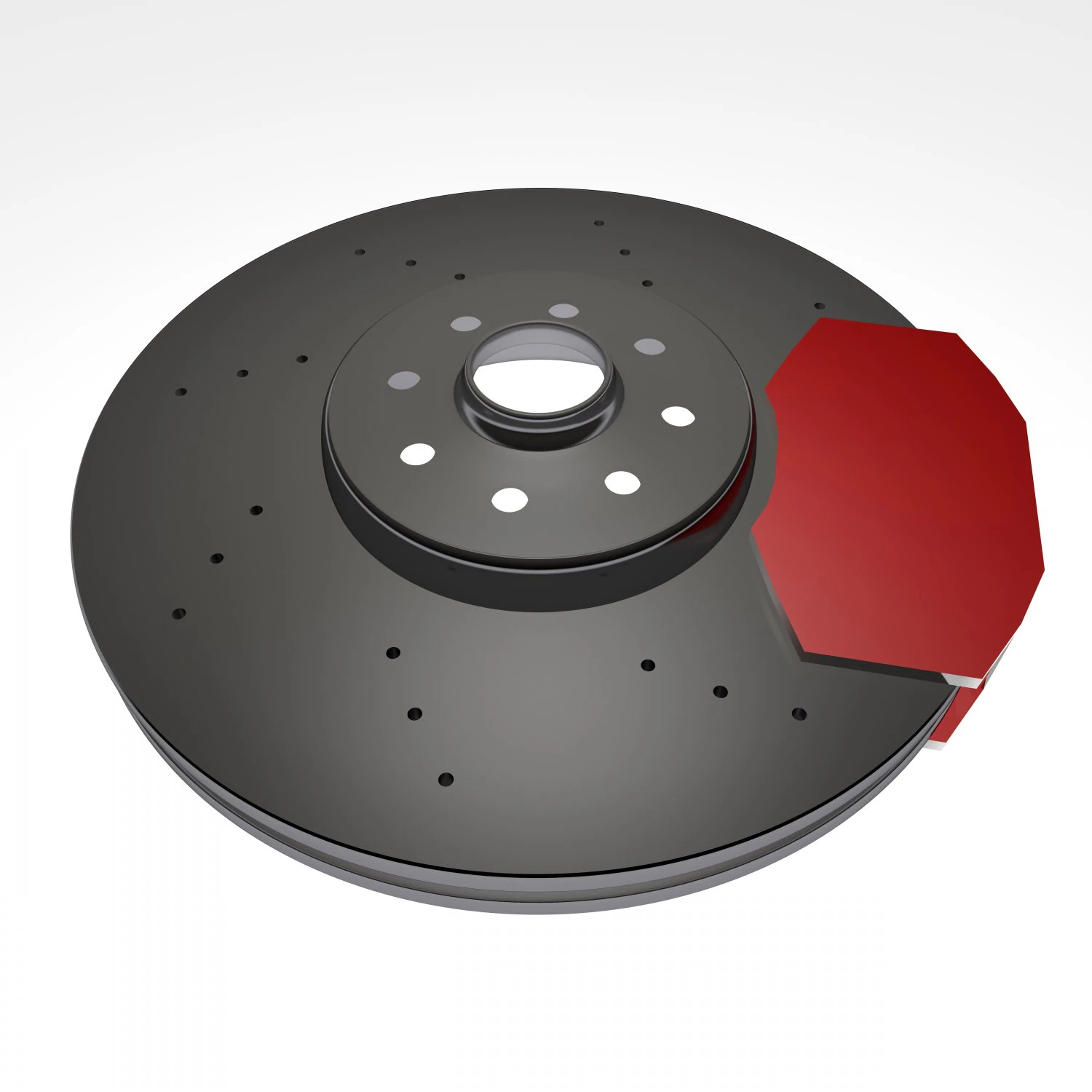 brake disc 3D Model .c4d .max .obj .3ds .fbx .stl .blend 