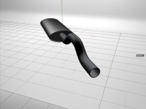 exhaust arrangement 3D Model