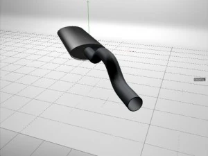 exhaust arrangement 3D Model