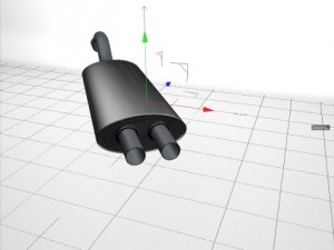 exhaust arrangement 3D Model