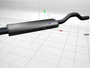 exhaust arrangement 3D Model