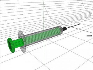 syringe  spritze Model 3D