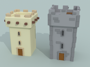medieval city pack 3D 模型