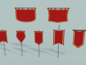 medieval city pack 3D 模型