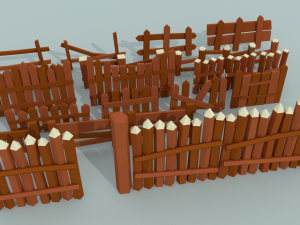 medieval city pack 3D 模型