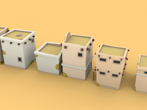 desert city pack Modelo 3D