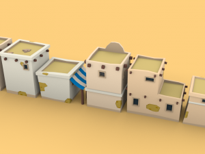 desert city pack Modelo 3D