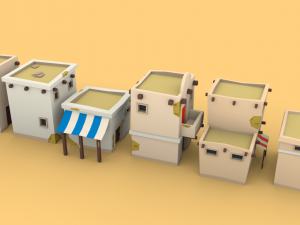 desert city pack Modelo 3D