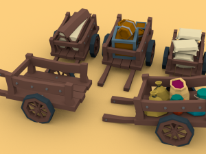 desert city pack Modelo 3D