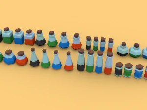 &ccedil;&ouml;l şehri paketi 3D Model