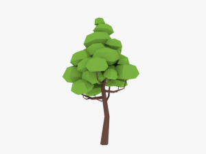 lowpoly trees pack 02 3D 模型