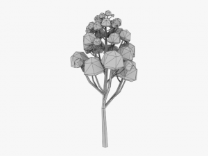 lowpoly trees pack 02 3D 模型