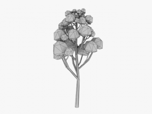 lowpoly trees pack 02 3D 模型