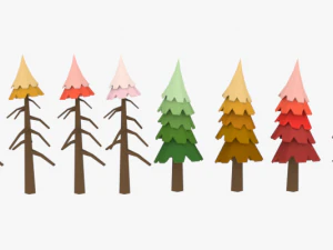 lowpoly trees pack 03 3D Model