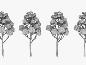 lowpoly trees pack 03 3D Model