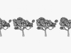 lowpoly trees pack 03 Modelo 3D