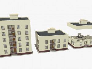 simple building 3D Model