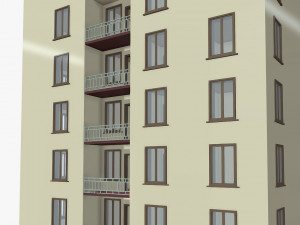 simple building 3D मॉडल