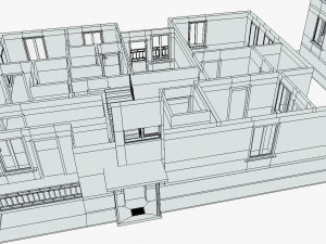 проста будівля 3D Модель