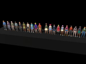 lowpoly fantasy city pack Model 3D