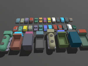 lowpoly fantasy city pack Model 3D