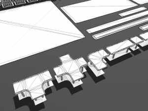lowpoly fantasy city pack Model 3D