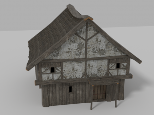 medieval house prb 3D Модель