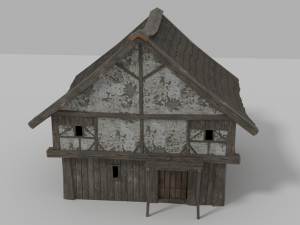 medieval house prb 3D Модель