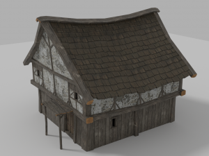 medieval house prb 3D Модель